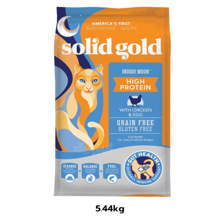 อาหารแมว Solid Gold เกรดโฮลิสติก สูตร Indigo Moon โปรตีนสูง 5.44 กก._1
